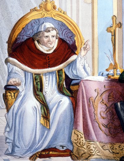 Portret van Gregorius XVI (1745 - 1846). door Unknown artist