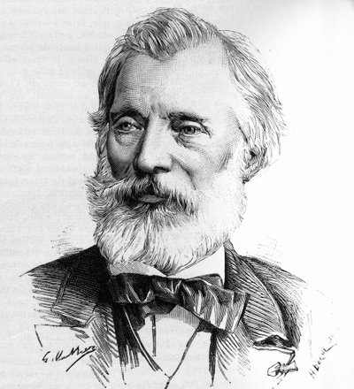 Portret van Gustave Bertinot (1822-1888) graveur van geschiedenis en lid van het Instituut. door Unknown artist