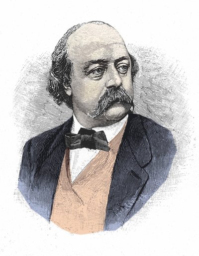 Portret van Gustave Flaubert (1821-1880) door Unknown artist
