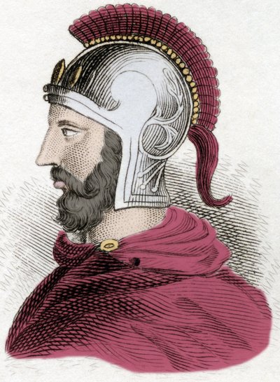 Portret van Hannibal of Annibal Barca (ca. 247-183 v.Chr.), Carthaagse generaal en staatsman. door Unknown artist
