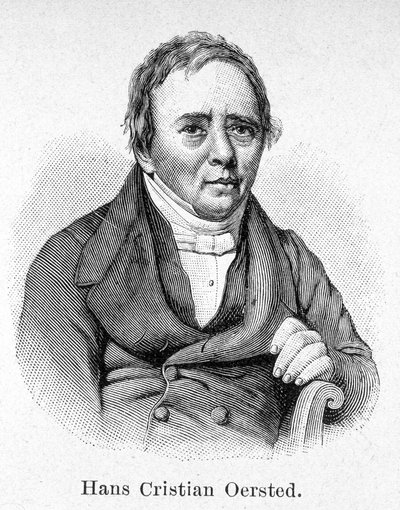 Portret van Hans Christian Oerested (Oersted of Orsted) door Unknown artist