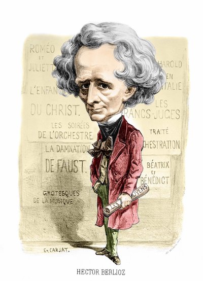 Portret van Hector Berlioz door Carjat door Unknown artist