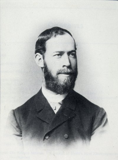 Portret van Heinrich Hertz door Unknown artist