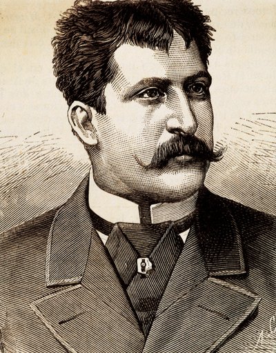 Portret van de Italiaanse lyrische zanger Mattia Battistini door Unknown artist