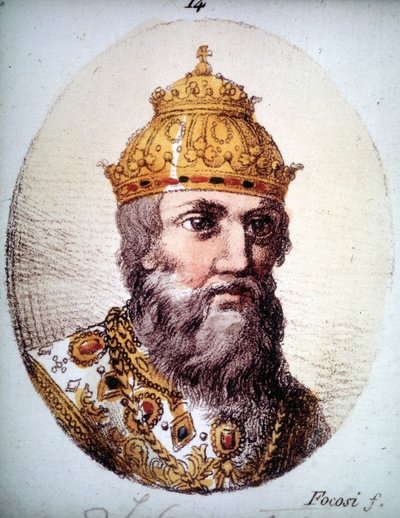 Portret van Ivan IV de Verschrikkelijke (1530 - 1584), Russische tsaar door Unknown artist