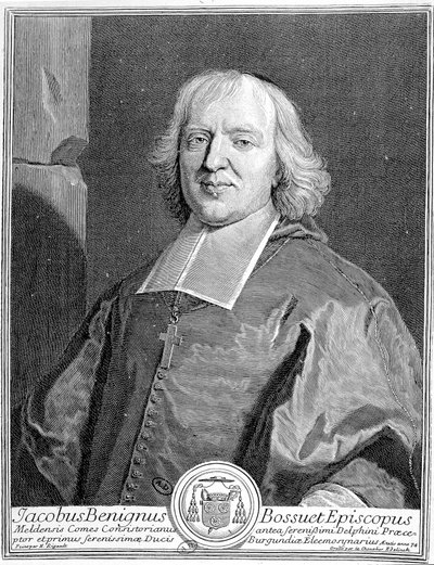 Portret van Jacques-Benigne (Jacques Benigne) Bossuet (1627 - 1704) door Unknown artist
