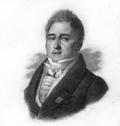 Portret van Jacques Laffitte (1767-1844), Franse bankier en politicus, gravure uit de 19e eeuw door Unknown artist