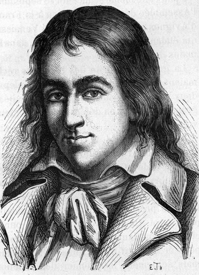 Portret van Jacques René Hébert, Franse journalist en politicus 1757-1794 door Unknown artist