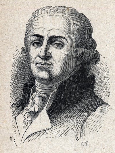 Portret van Jacques de Cazales, Franse spreker door Unknown artist