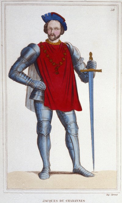 Portret van Jacques de Chabannes Heer van LA PALICE, Maarschalk van Frankrijk 1470-1525 door Unknown artist
