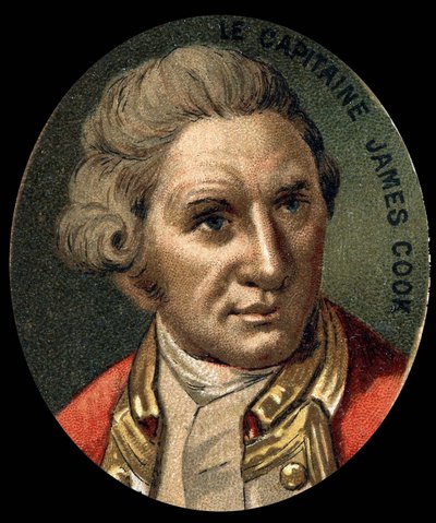 Portret van James Cook (1728-1779), Britse navigator door Unknown artist