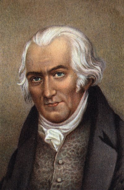 Portret van James Watt, Schots ingenieur. door Unknown Artist