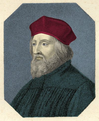 Portret van Jan Hus door Unknown artist