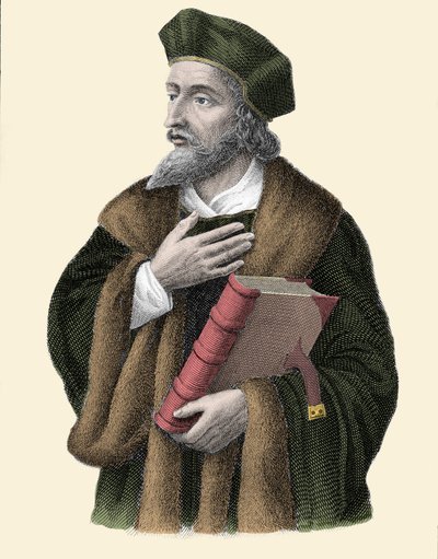 Portret van Jan Hus door Unknown artist