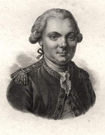 Portret van Jean-Francois Galaup, graaf van La Perouse door Unknown artist