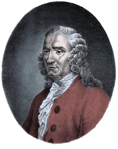 Portret van Jean-Philippe Rameau (1683-1764), Franse componist door Unknown artist