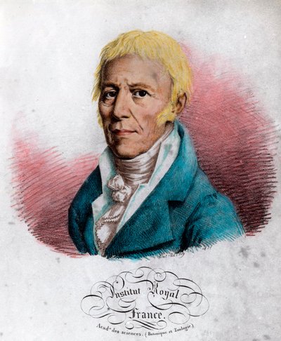 Portret van Jean Baptiste Lamarck (1744-1829), Franse natuuronderzoeker door Unknown artist