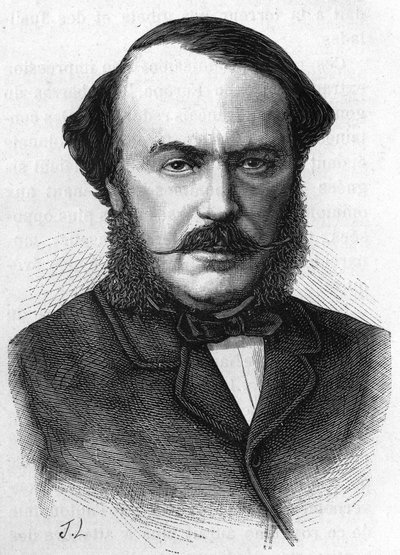Portret van Jean Gilbert Victor Fialin, Hertog van Persigny (1808-1872), Franse politicus. door Unknown artist