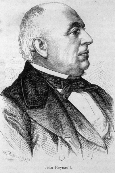 Portret van Jean Reynaud (1806-1863) was een Franse filosoof door Unknown artist
