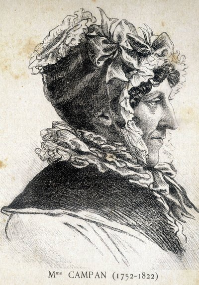Portret van Jeanne Louise Henriette Genest, Madame Campan (1752 - 1822), Franse opvoedster - in 