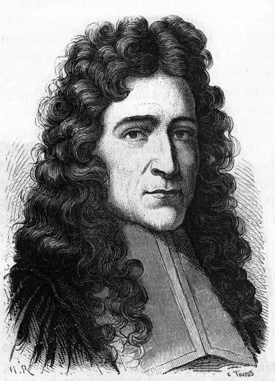 Portret van Jen Domat. Franse jurist (1625-1696) door Unknown artist