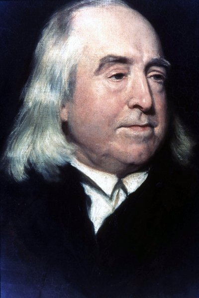 Portret van Jeremy Bentham (1748-1832), Britse filosoof en jurist. door Unknown artist