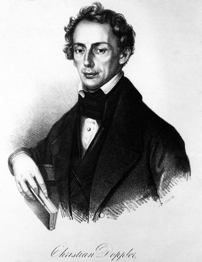 Portret van Johann Christian Doppler (1803-1853). Oostenrijkse natuurkundige. door Unknown artist