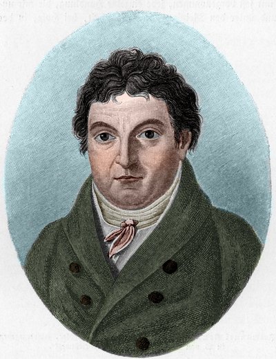 Portret van Johann Gottlieb Fichte (1762-1814), Duitse filosoof door Unknown artist