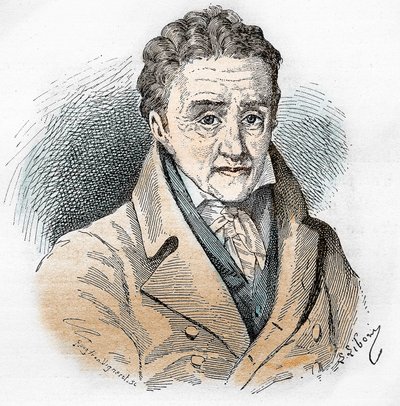 Portret van Johann Heinrich Pestalozzi (1746 - 1827), Zwitserse pedagoog en opvoeder door Unknown artist