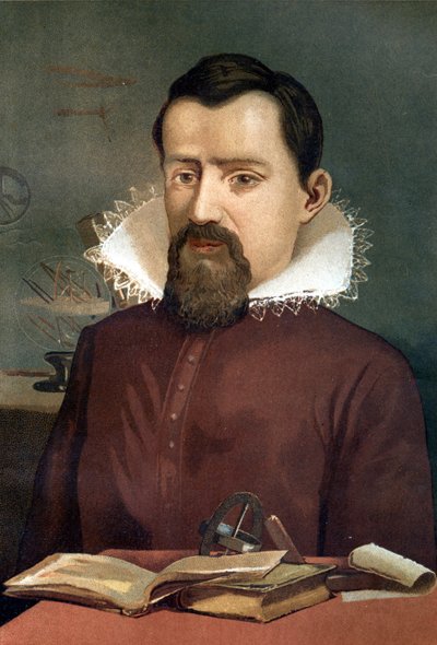 Portret van Johannes Kepler (Keppler), astronoom (1571-1630), naar 