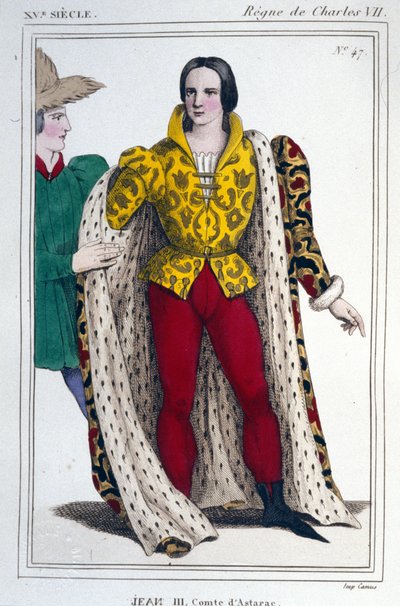 Portret van Jan III van Astarac (overleden 1503). door Unknown artist