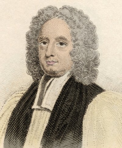 Portret van John Potter (ca. 1674-1747), Engelse geestelijke en archaïsche van Canterbury. Gravure uit de 19e eeuw door Unknown artist