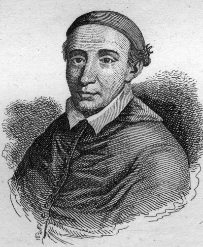 Portret van John de La Balue (1421-1491), kardinaal-bisschop van Evreux en aalmoezenier van koning Lodewijk XI. Gravure uit 1835. door Unknown artist