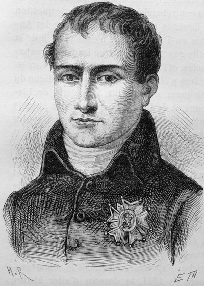Portret van Joseph Bonaparte (1768 - 1844). Gravure van het einde van de 19e eeuw in 