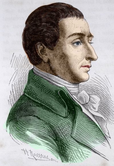 Portret van Joseph Louis de Lagrange (1736-1813), Franse wiskundige door Unknown artist