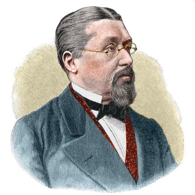 Portret van Joseph Victor von Scheffel (1826 -1886) Duitse schrijver en dichter. door Unknown artist