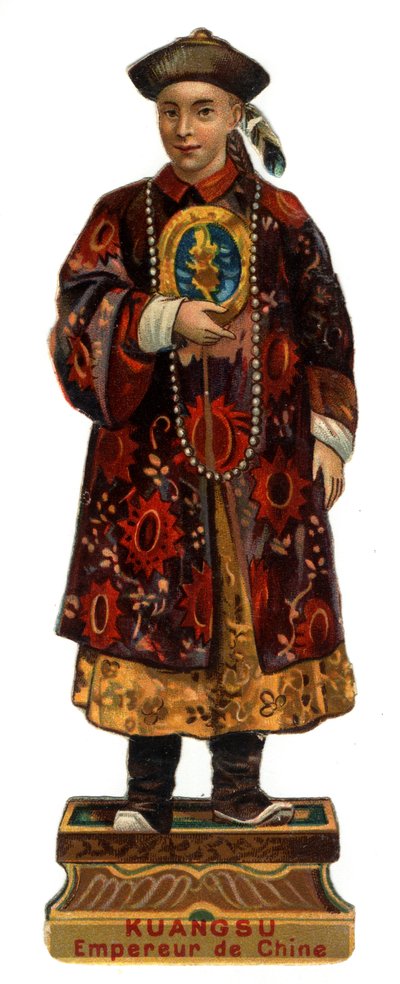 Portret van Kuangsu (Guangxu, Kouang-Siu of Kouang Siu) door Unknown artist