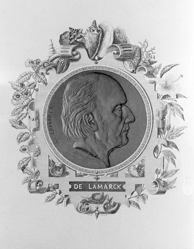 Portret van Lamarck (1744 - 1829). door Unknown artist