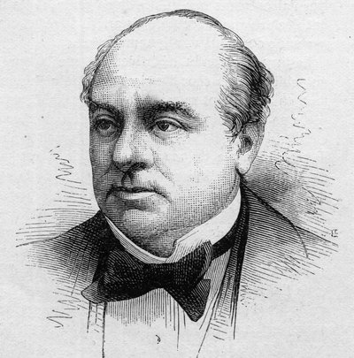 Portret van Leopold Barre, Franse comédienne, lid van de Comédie Française van 1858 tot 1888. Gravure in 