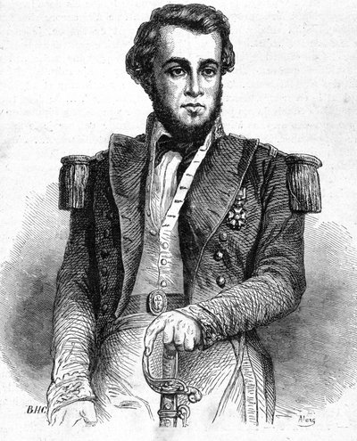 Portret van Luitenant Bellot (1826-1853) - in 