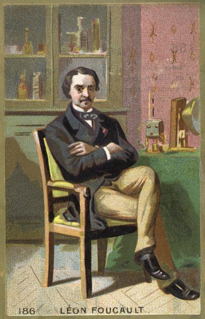 Portret van Léon Foucault (1819-1868), Franse natuurkundige door Unknown artist
