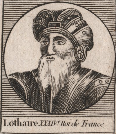 Portret van Lotharius door Unknown artist
