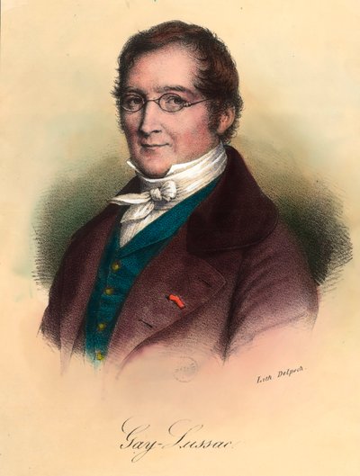 Portret van Louis-Joseph Gay-Lussac (1778 - 1850), Franse chemicus en natuurkundige door Unknown artist