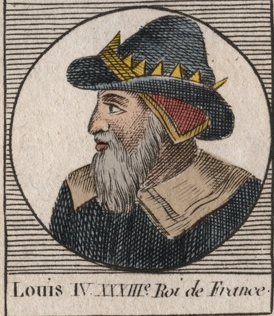 Portret van Lodewijk IV d