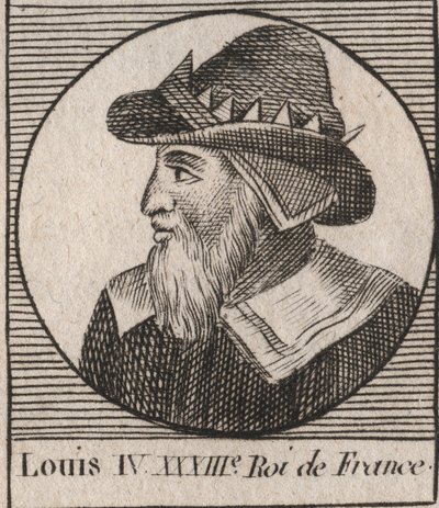 Portret van Lodewijk IV d