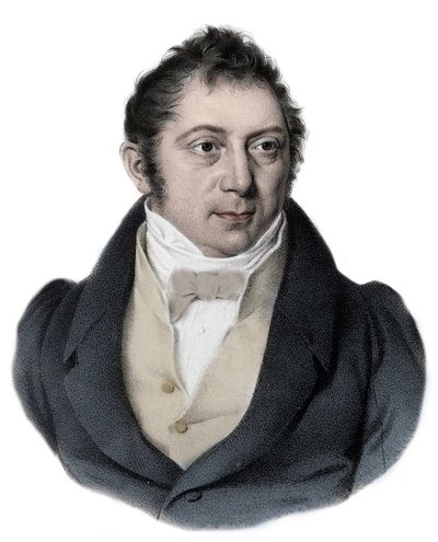 Portret van Louis Ludwig Spohr (1784-1859), Duitse componist, violist en dirigent. door Unknown artist