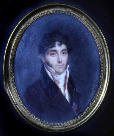Portret van Louis Mathieu, Graaf van Molé (1781 - 1855), medaillon door Unknown artist