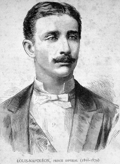 Portret van Louis Napoleon, Prins Imperial (zoon van Napoleon III) - in 