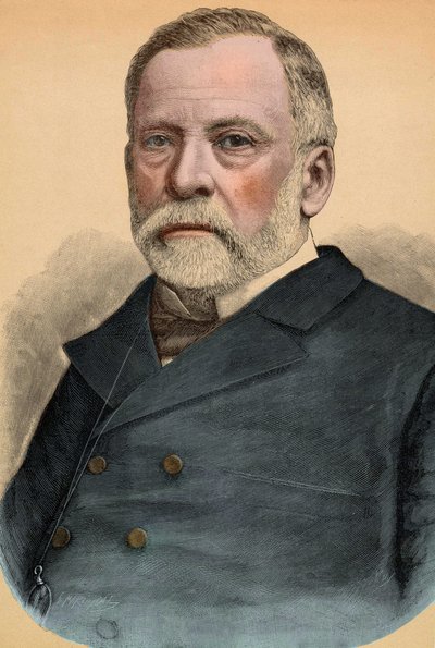 Portret van Louis Pasteur (1822-1895), Franse chemicus en bioloog door Unknown artist