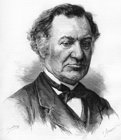 Portret van Louis Veuillot (1813-1883), Franse journalist en schrijver door Unknown artist